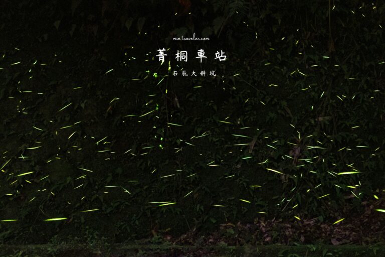 新北平溪｜菁桐車站半日遊，石底大斜坑廢墟＋夜間賞螢火蟲