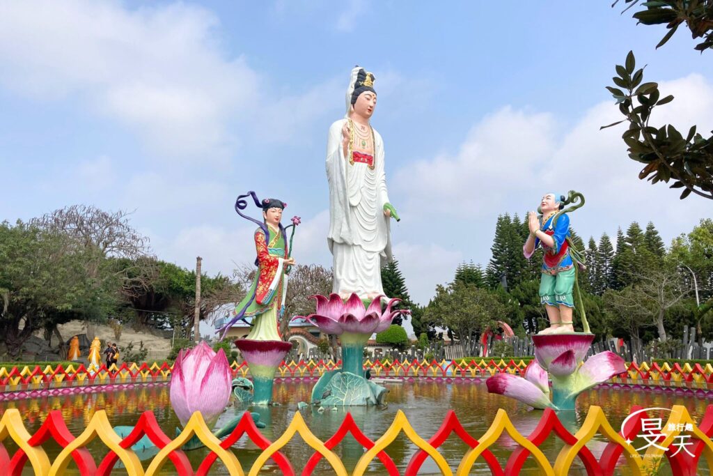 五年千歲公園;觀音菩薩與善才良女 五年千歲公園;觀音菩薩與善才良女