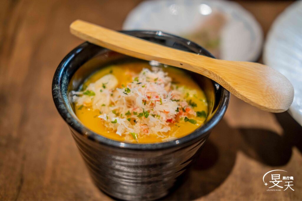 終於衷魚 南瓜松葉蟹茶碗蒸